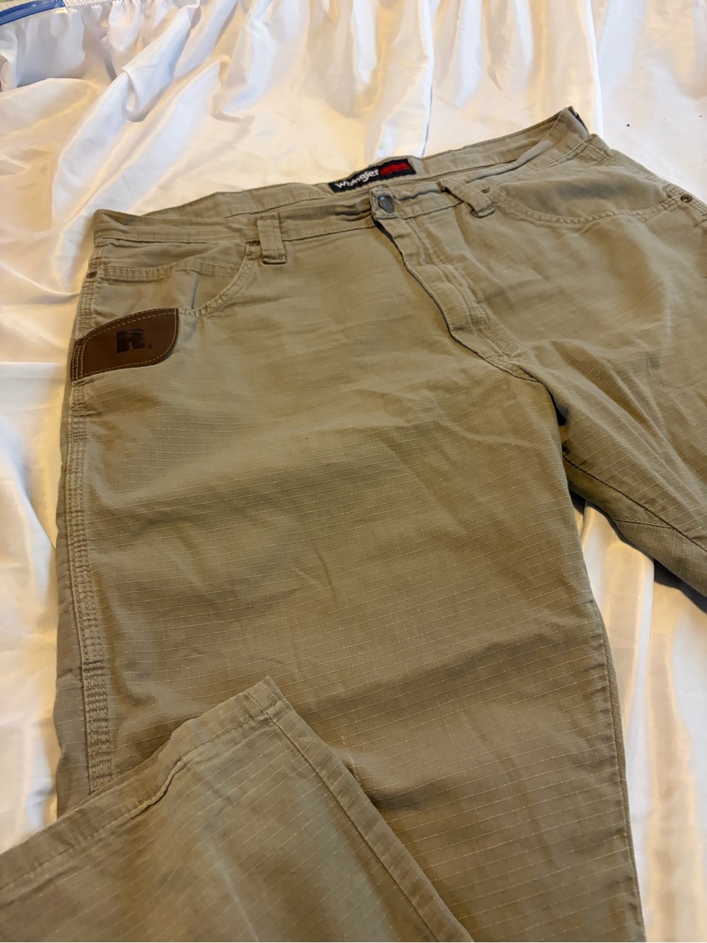Wrangler Riggs Workwear Khaki Pants Men's Size 40 (est)